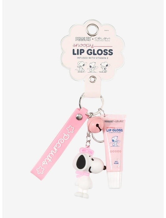 Célavi Peanuts Snoopy & Belle Lip Gloss Keychain - US 7339