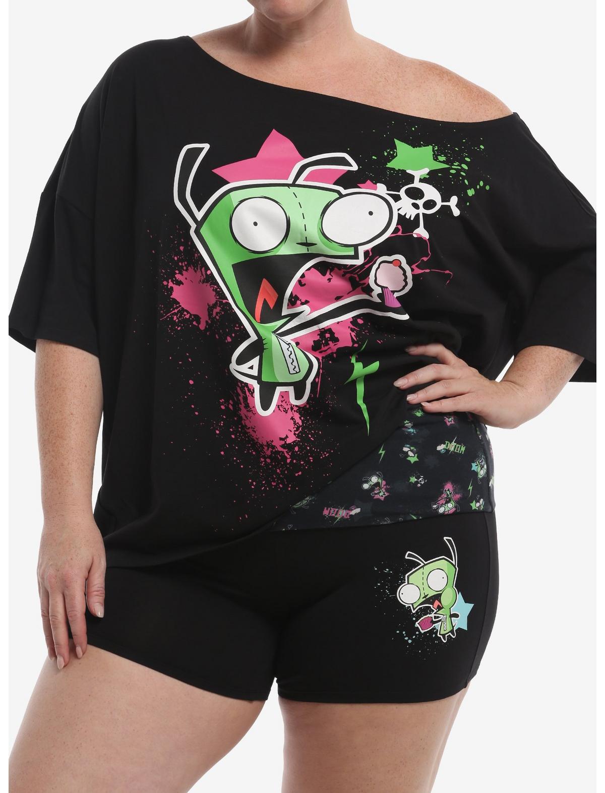 Invader Zim GIR Splatter Girls Lounge Set Plus Size - US 7735