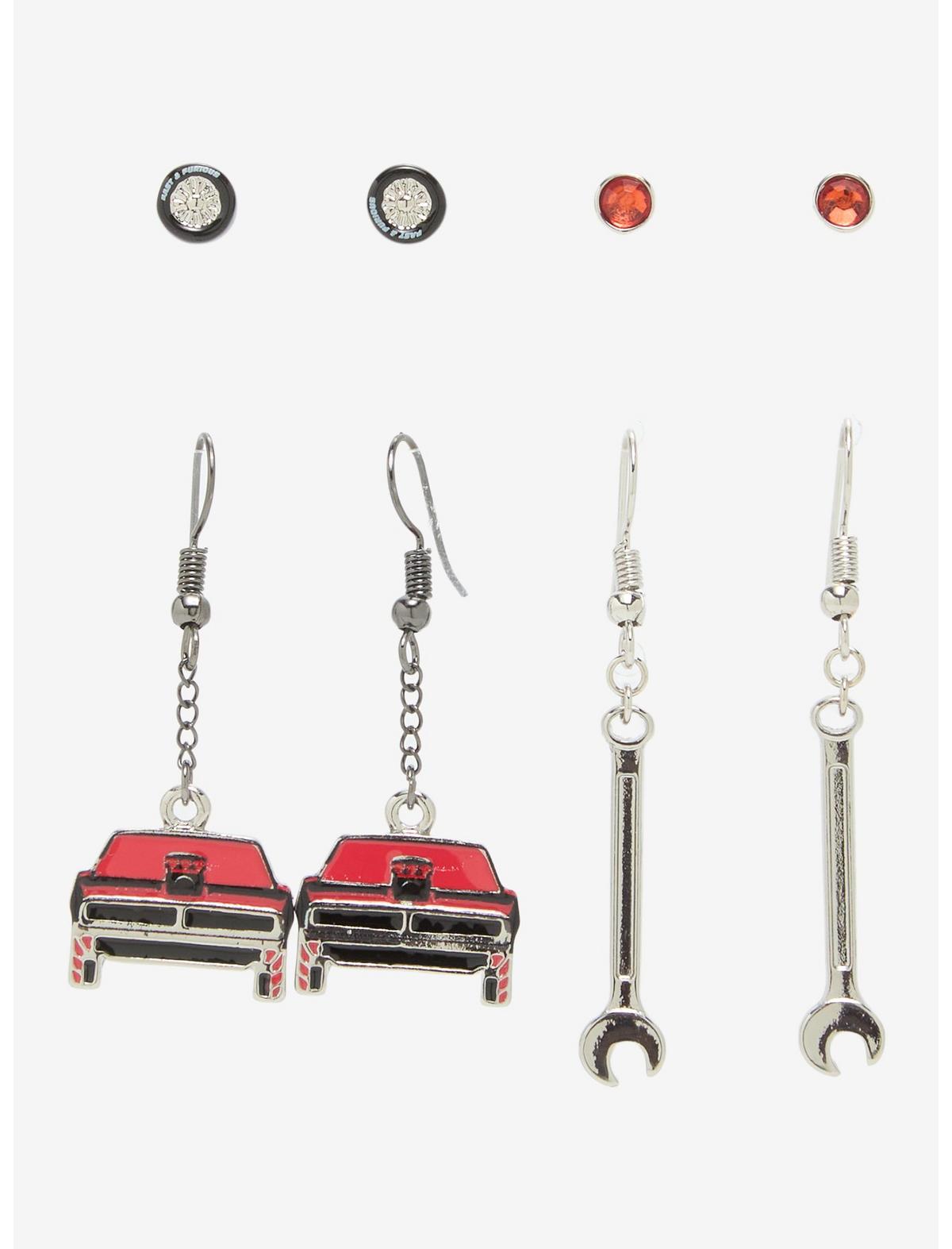 Fast & Furious Car Wrench Earring Set - US 7672