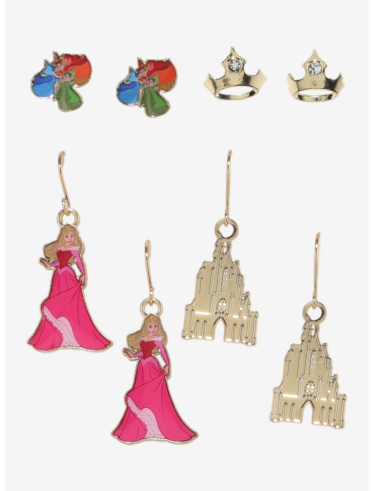 Disney Sleeping Beauty Icon Earring Set - US 9956