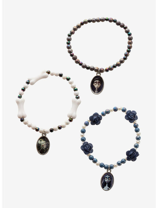 Corpse Bride Portrait Bead Bracelet Set - US 0243
