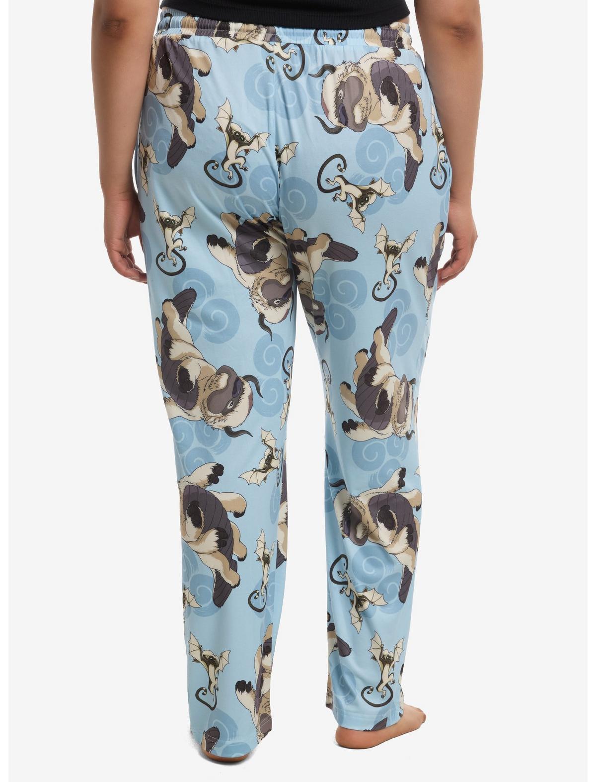 Avatar: The Last Airbender Appa & Momo Pajama Pants Plus Size - US 8431