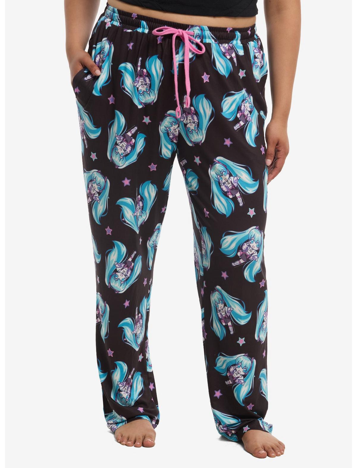 Hatsune Miku Stars Pajama Pants Plus Size - US 6444