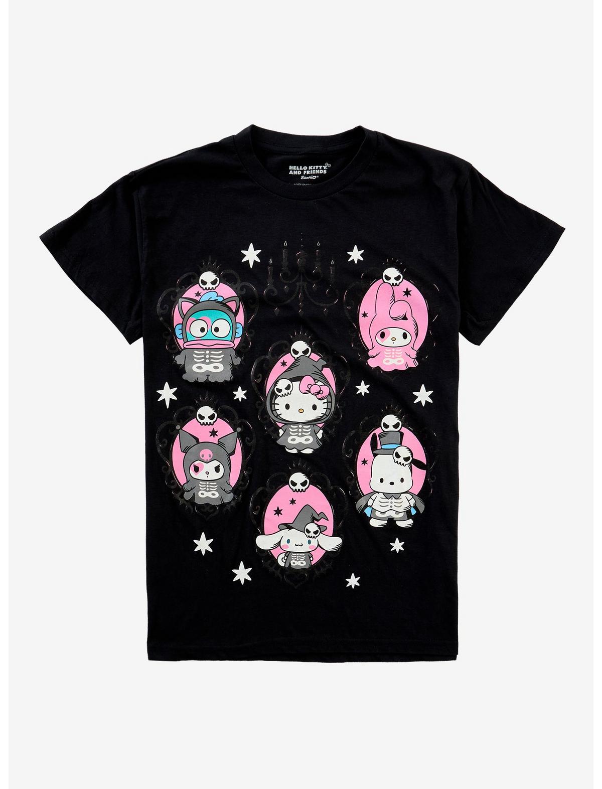 Hello Kitty And Friends Halloween Portrait T-Shirt - US 1976