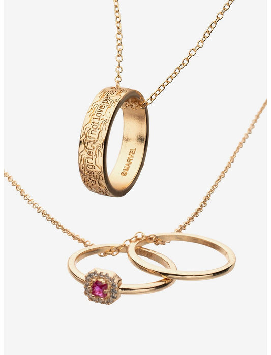Marvel WandaVision Ring Necklace Set - US 8546