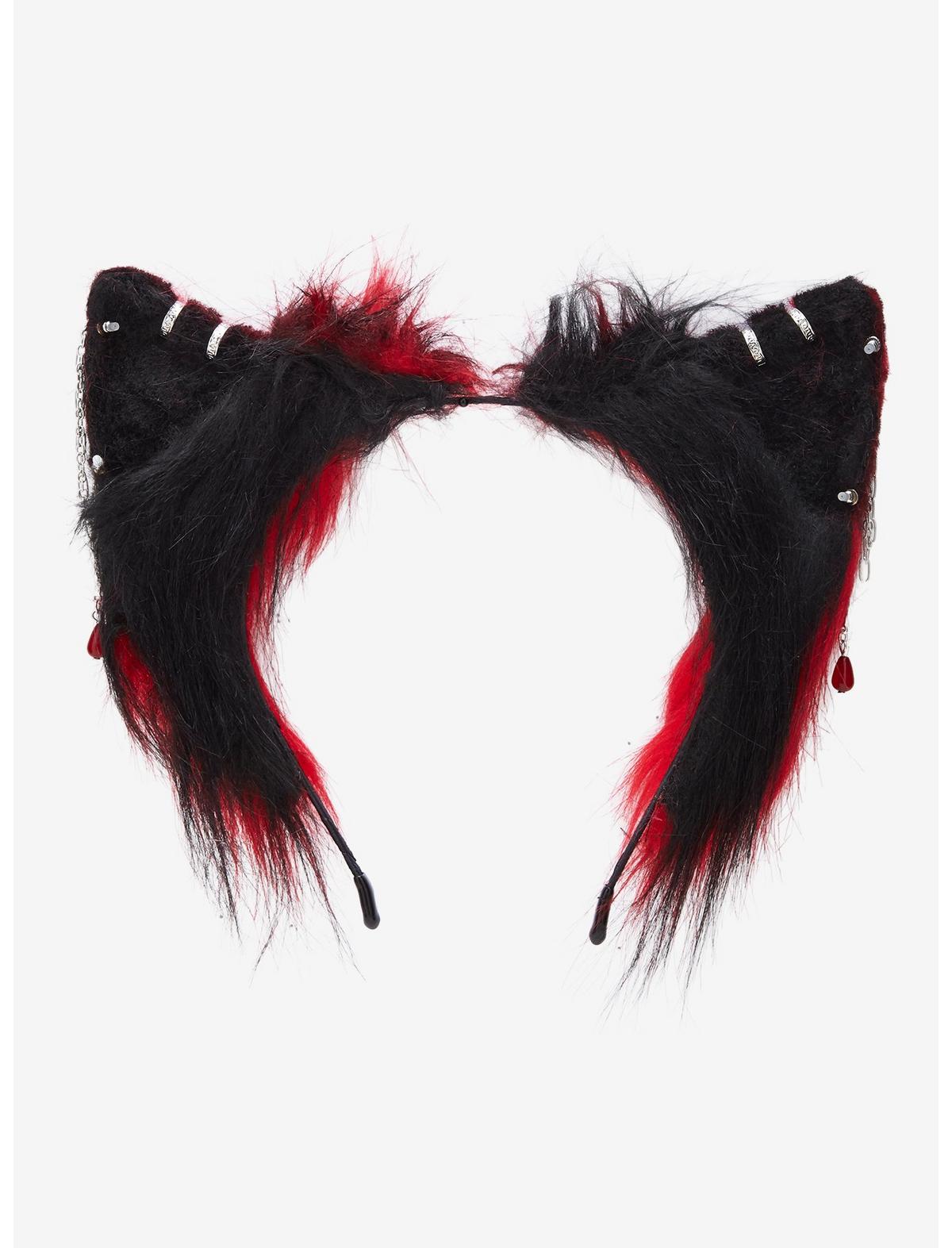 Bloody Knife Charm Cat Ear Headband - US 2524