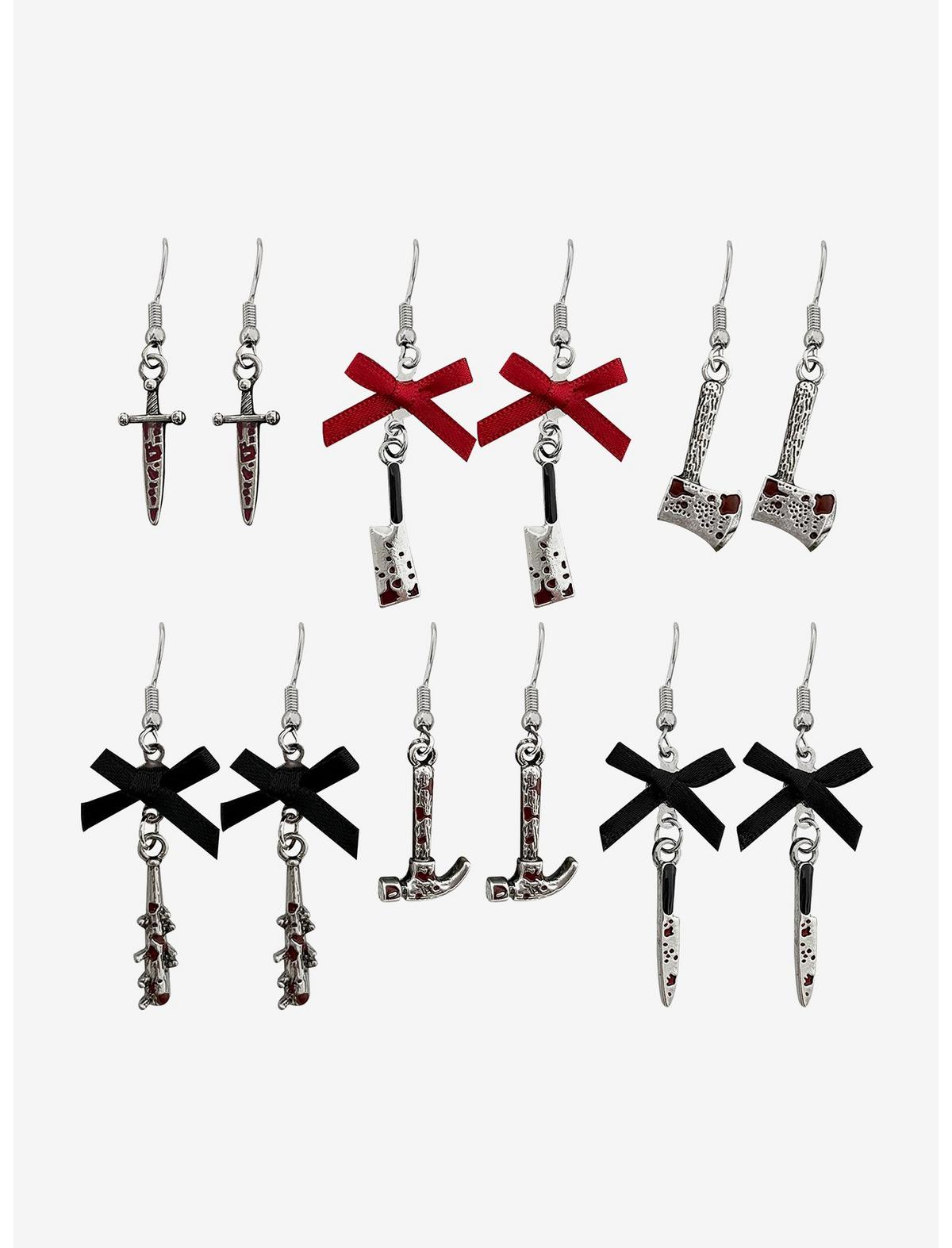 Bloody Weapon Drop Earring Set - US 4419