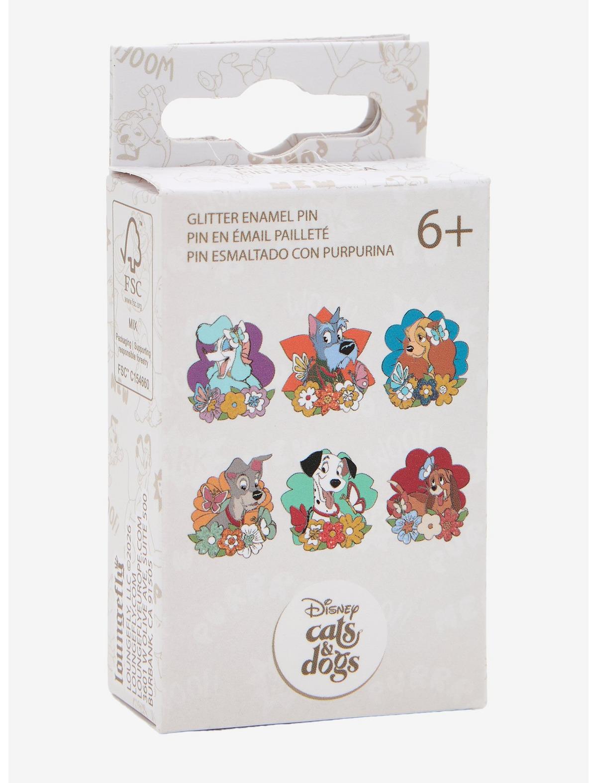 Loungefly Disney Dogs Floral Blind Box Enamel Pin Hot Topic Exclusive - US 8741