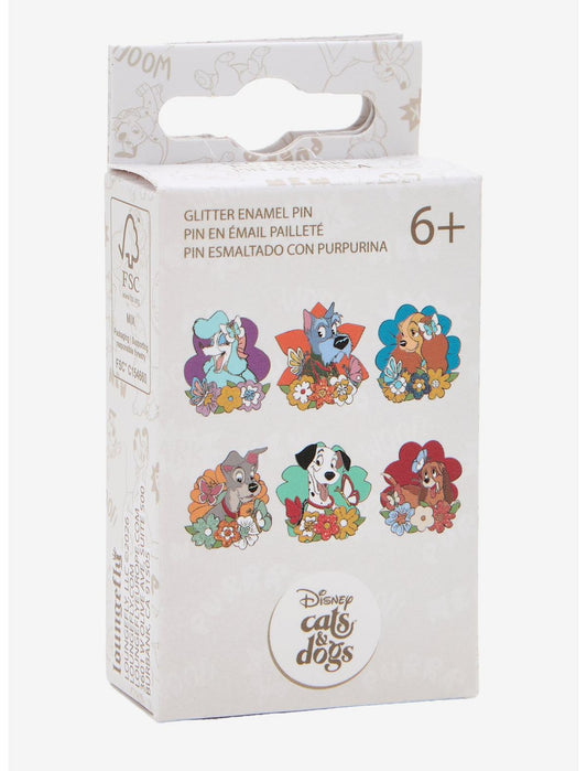 Loungefly Disney Dogs Floral Blind Box Enamel Pin Hot Topic Exclusive - US 8741