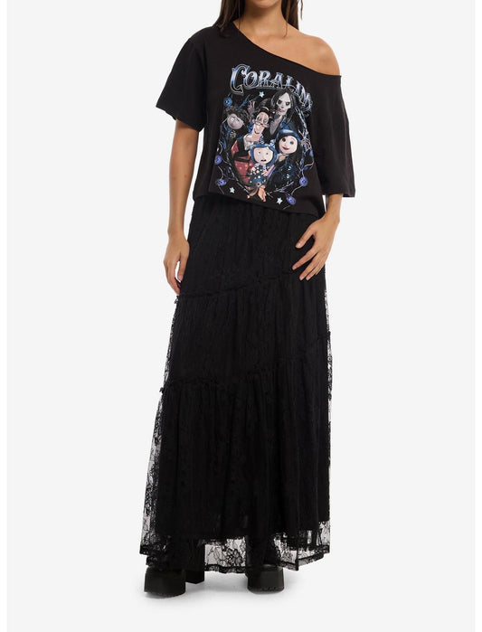 Coraline Group Girls Off-Shoulder T-Shirt - US 7965