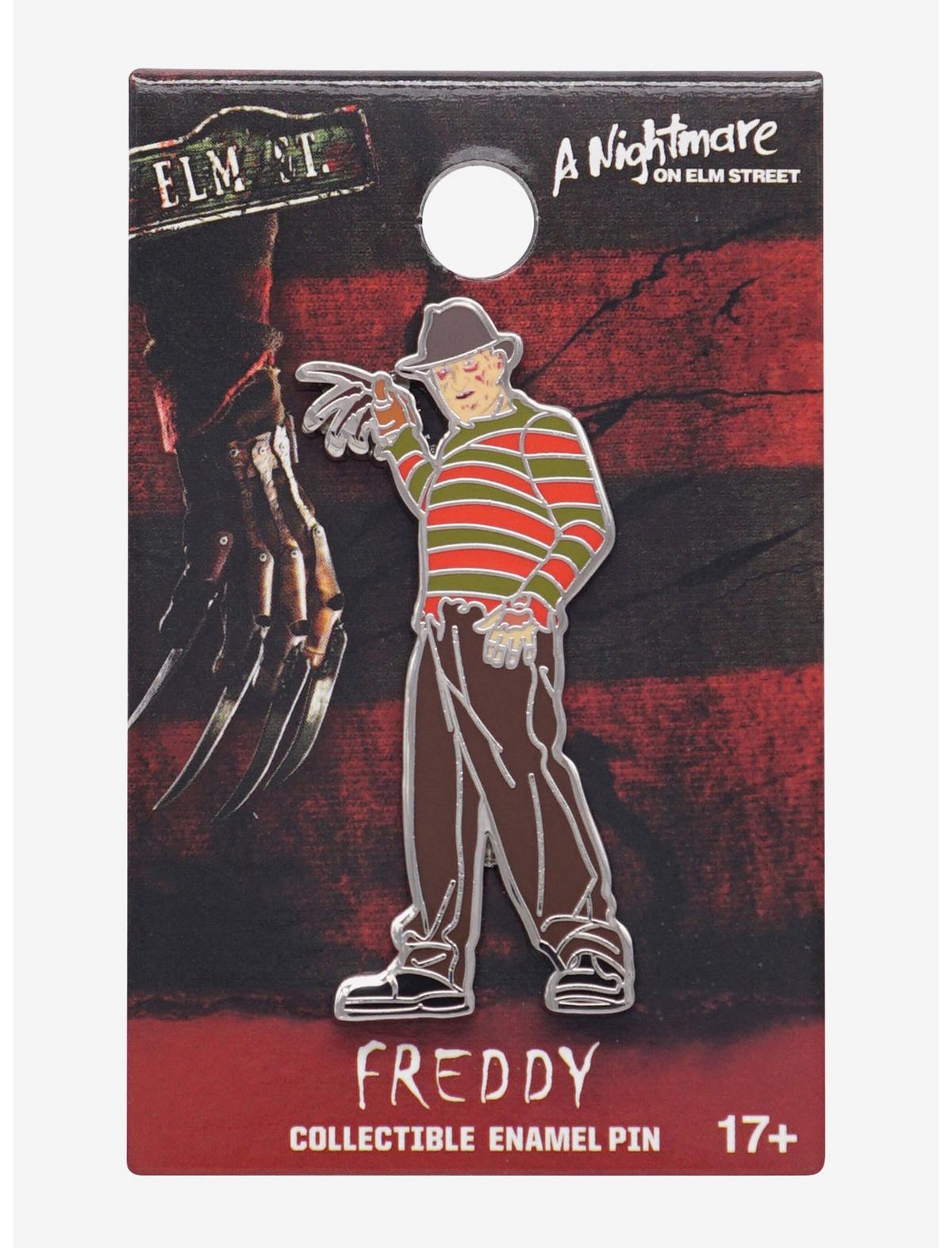 A Nightmare On Elm Street Freddy Enamel Pin - US 6034