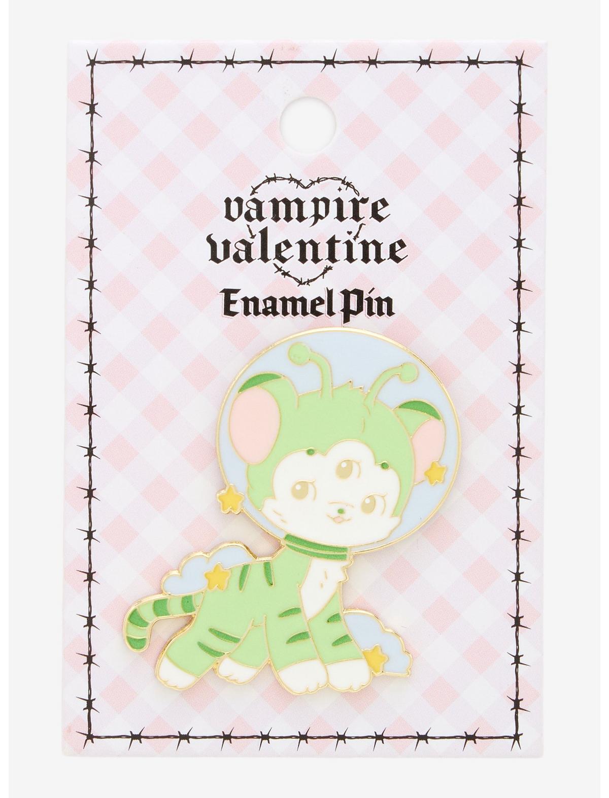 Alien Cat Astronaut Enamel Pin By Vampire Valentine - US 6775