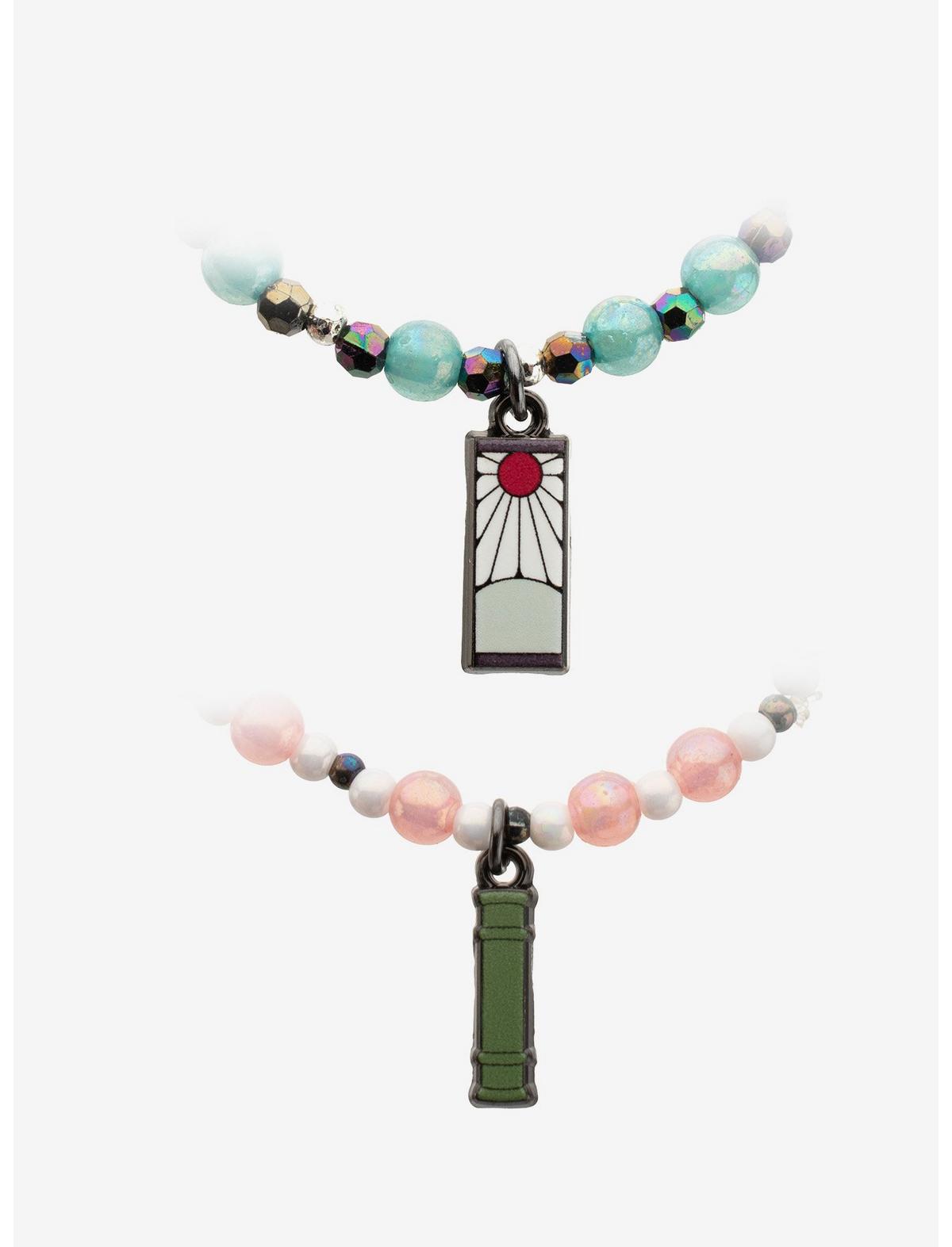 Demon Slayer: Kimetsu No Yaiba Tanjiro & Nezuko Best Friend Bracelet Set - US 4642