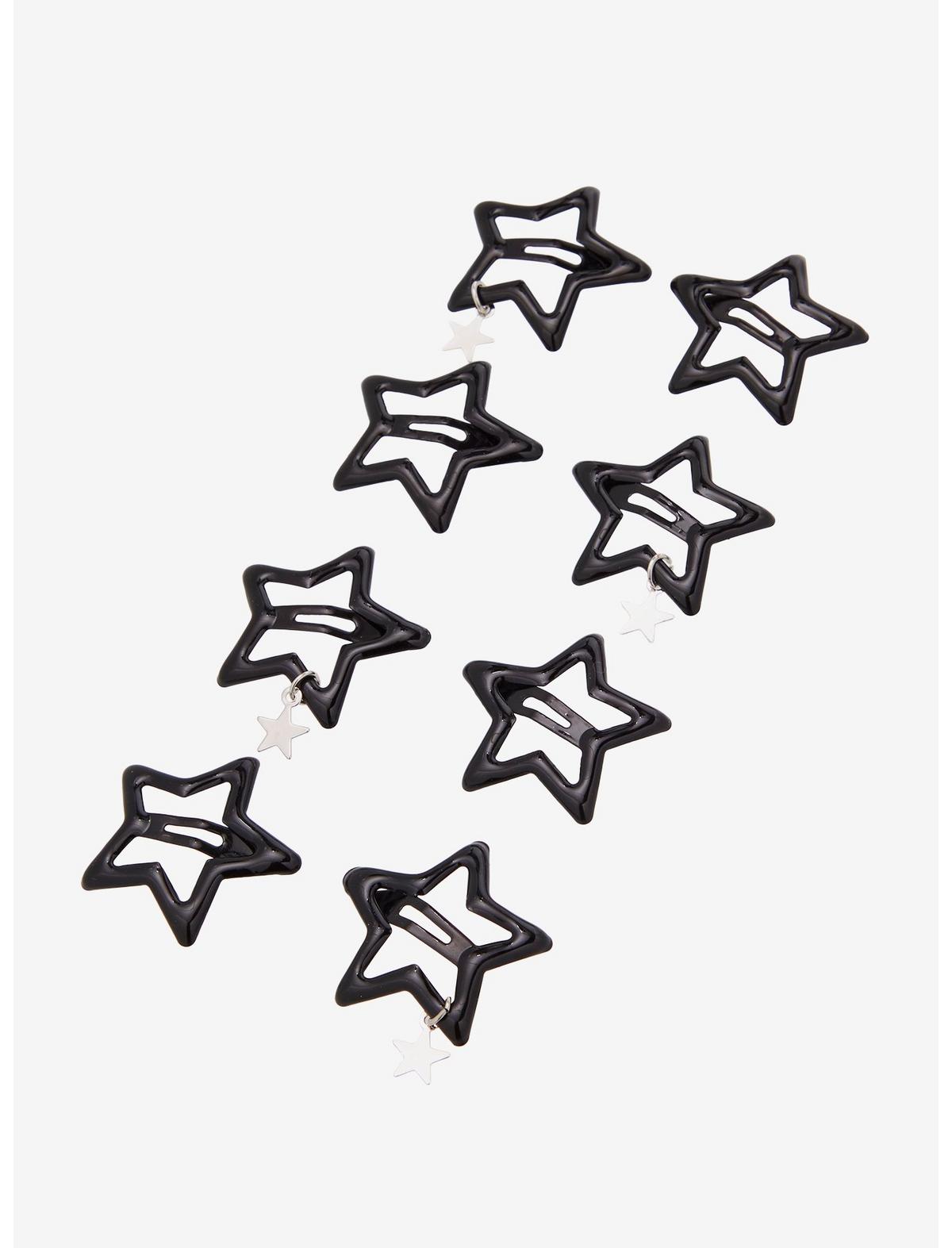 Blackheart Black Star Charm Hair Clip Set - US 1471