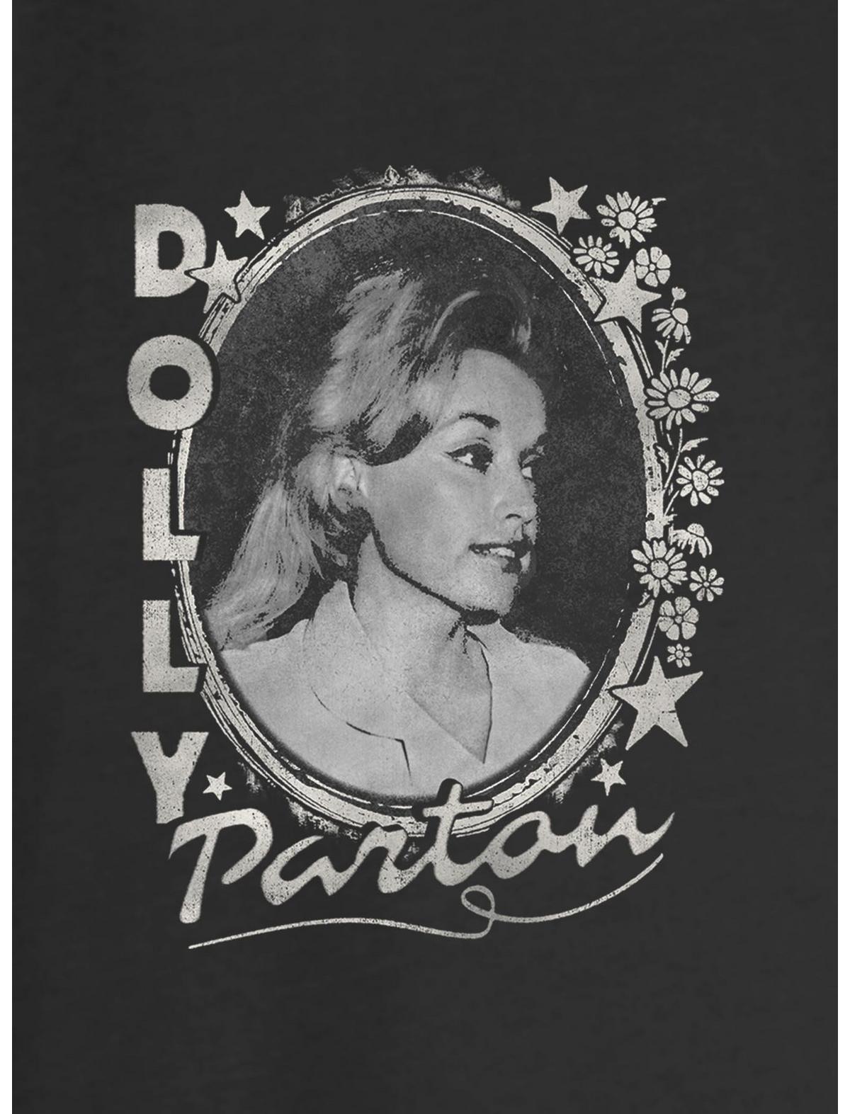 Dolly Parton Stars And Flowers Girls Slouchy Sweatshirt - US 4532