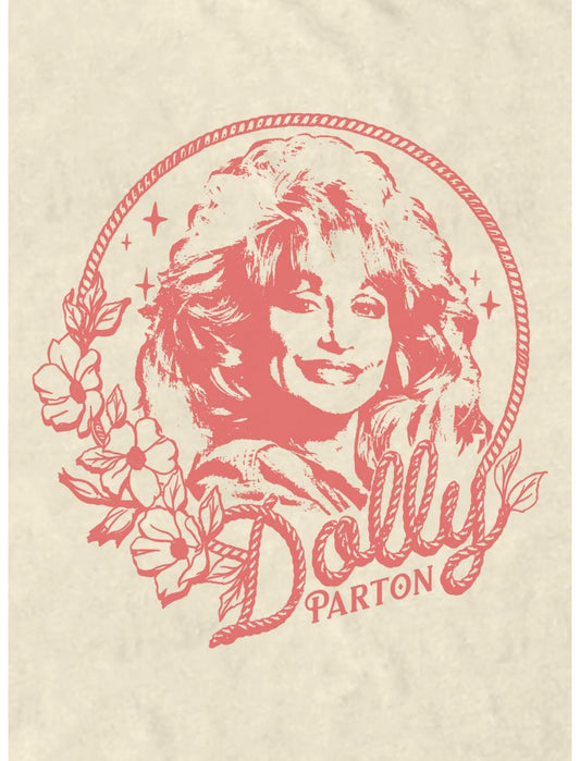 Dolly Parton Rope Circle Portrait T-Shirt - US 1601