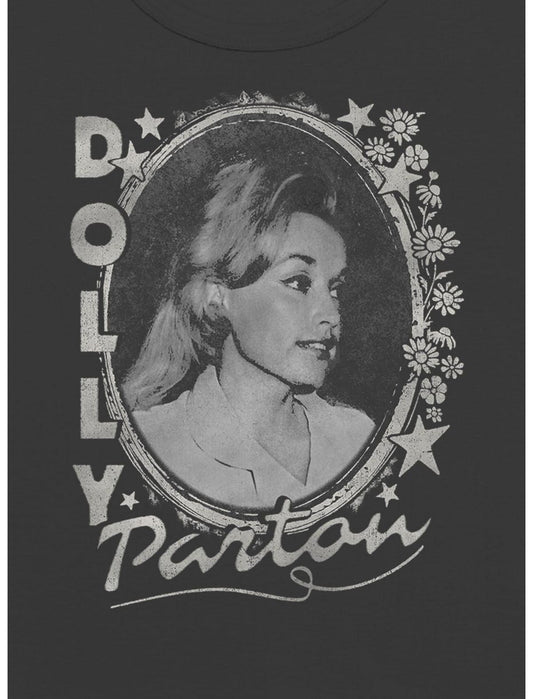 Dolly Parton Stars And Flowers Girls Baby T-Shirt - US 0795