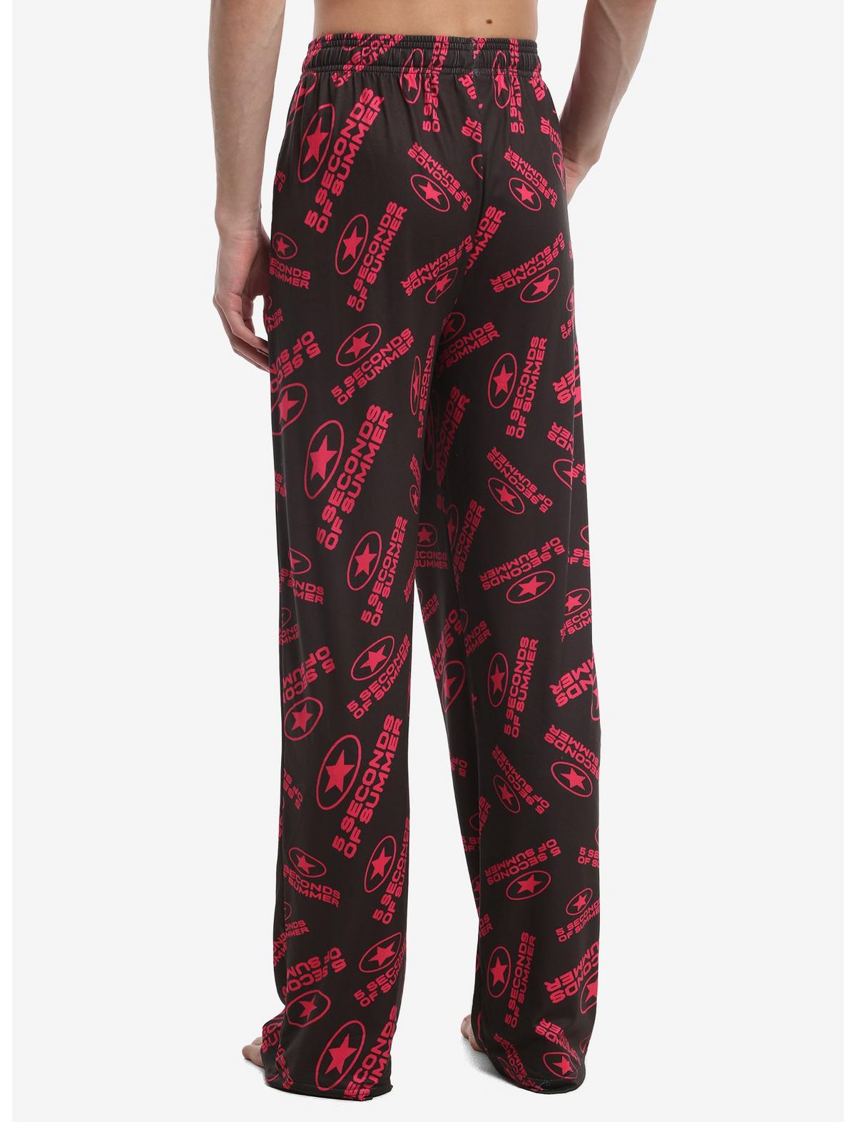 5 Seconds Of Summer Logo Pajama Pants - US 9676