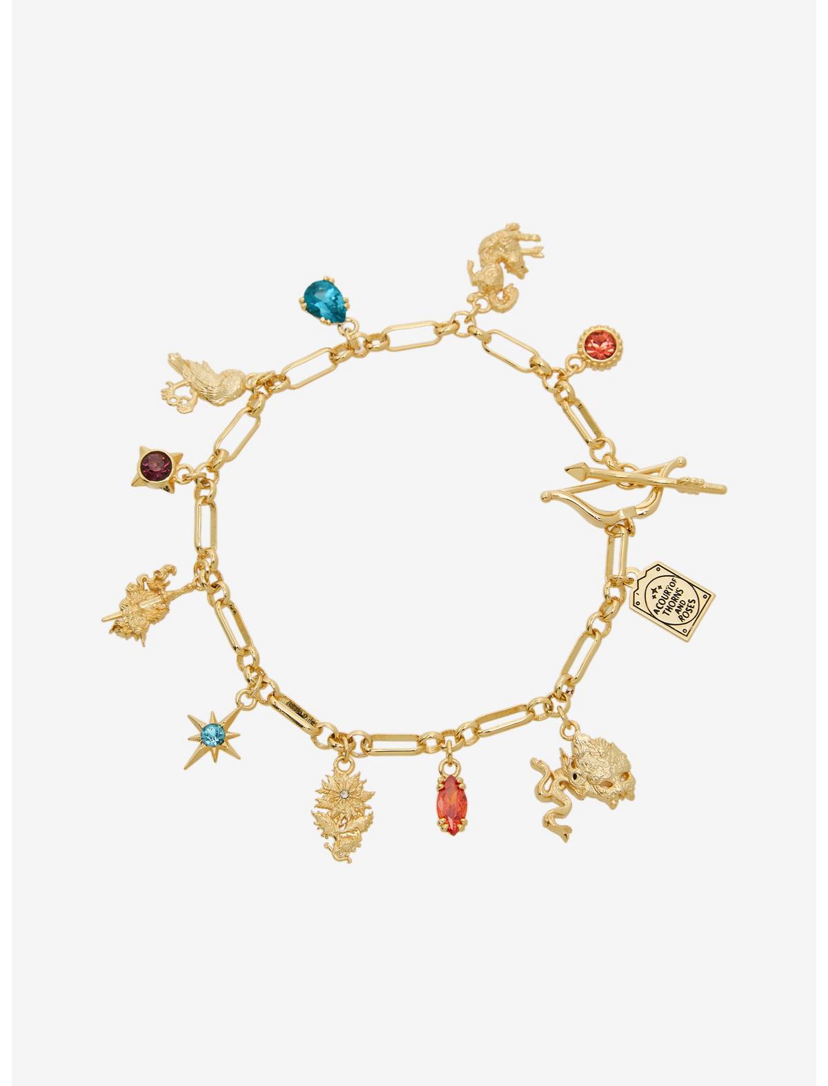 Alex And Ani A Court Of Thorns And Roses Book Charm Bracelet - US 0982