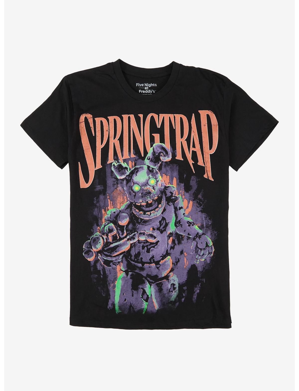 Five Nights At Freddy's Springtrap Horror T-Shirt - US 6130