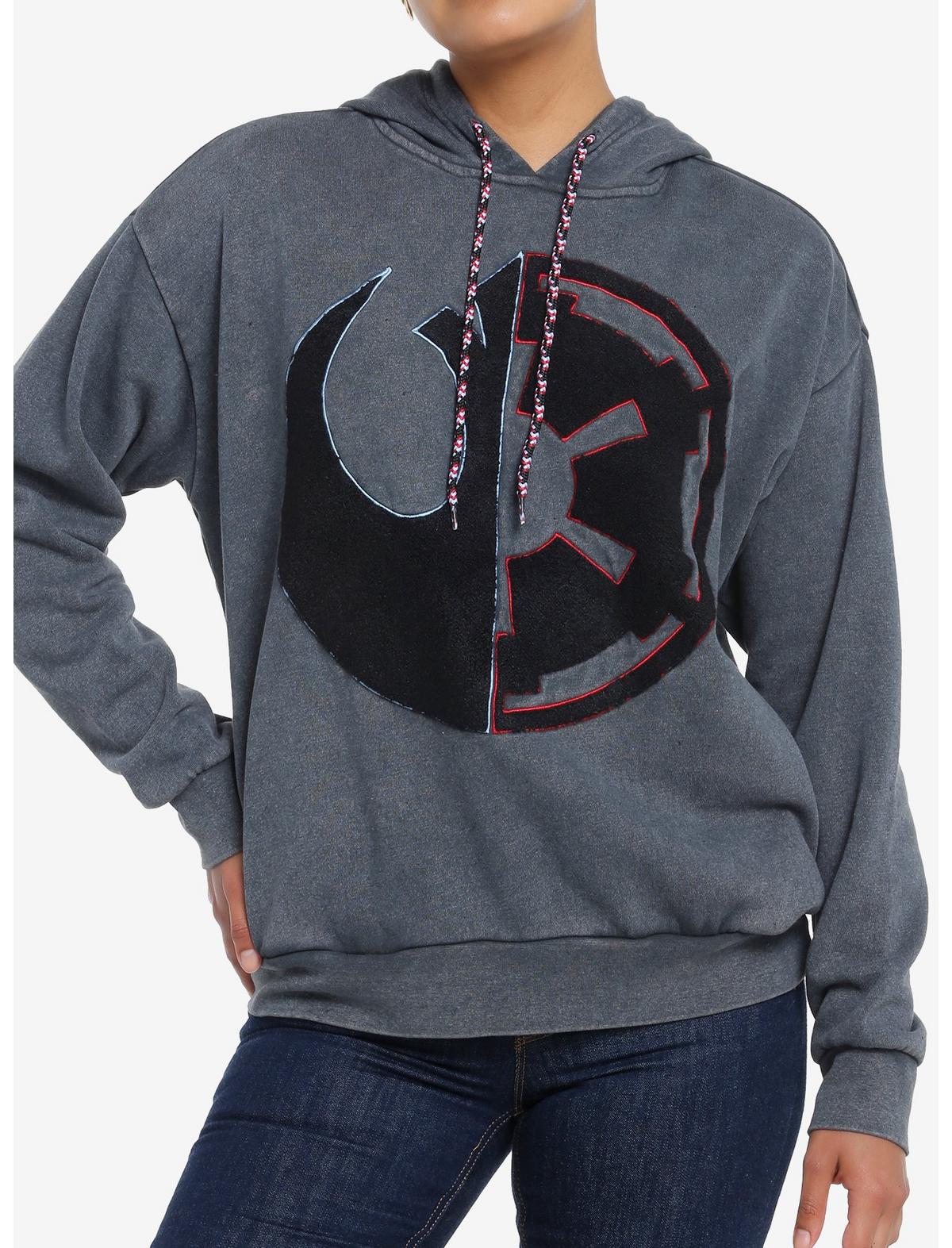 Her Universe Star Wars Rebel Empire Split Girls Hoodie - US 5012