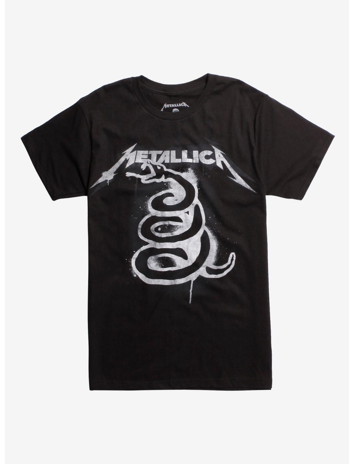 Metallica Black Album Snake T-Shirt - US 0415