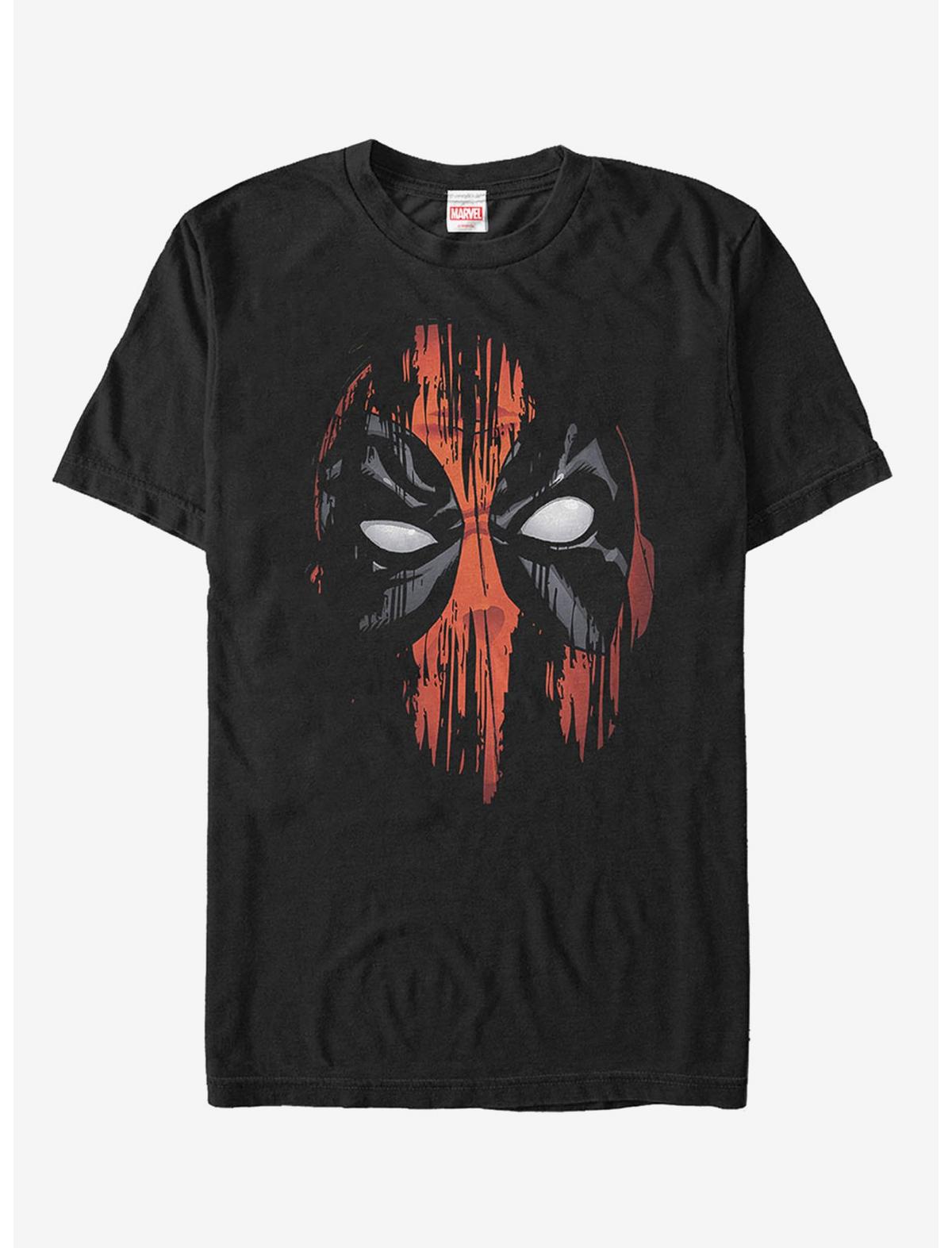 Marvel Deadpool Paint Streak Mask T-Shirt - US 0865
