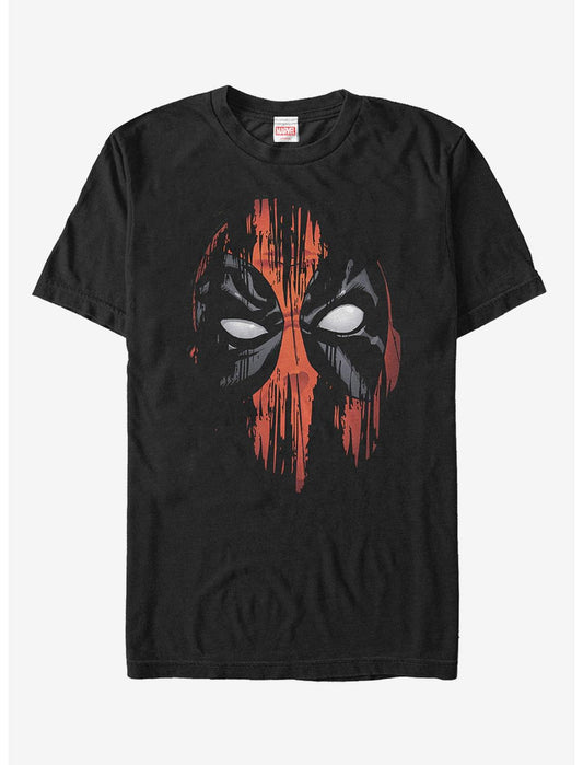 Marvel Deadpool Paint Streak Mask T-Shirt - US 0865
