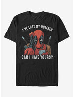 Marvel Deadpool Lost My Number T-Shirt - US 3568