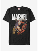 Marvel Deadpool Cable and Deadpool Fight T-Shirt - US 0187