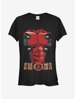 Marvel Halloween Deadpool Costume Girls T-Shirt - US 7174