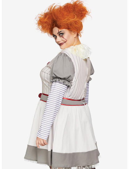 Creepy Clown Costume Plus Size - US 1096