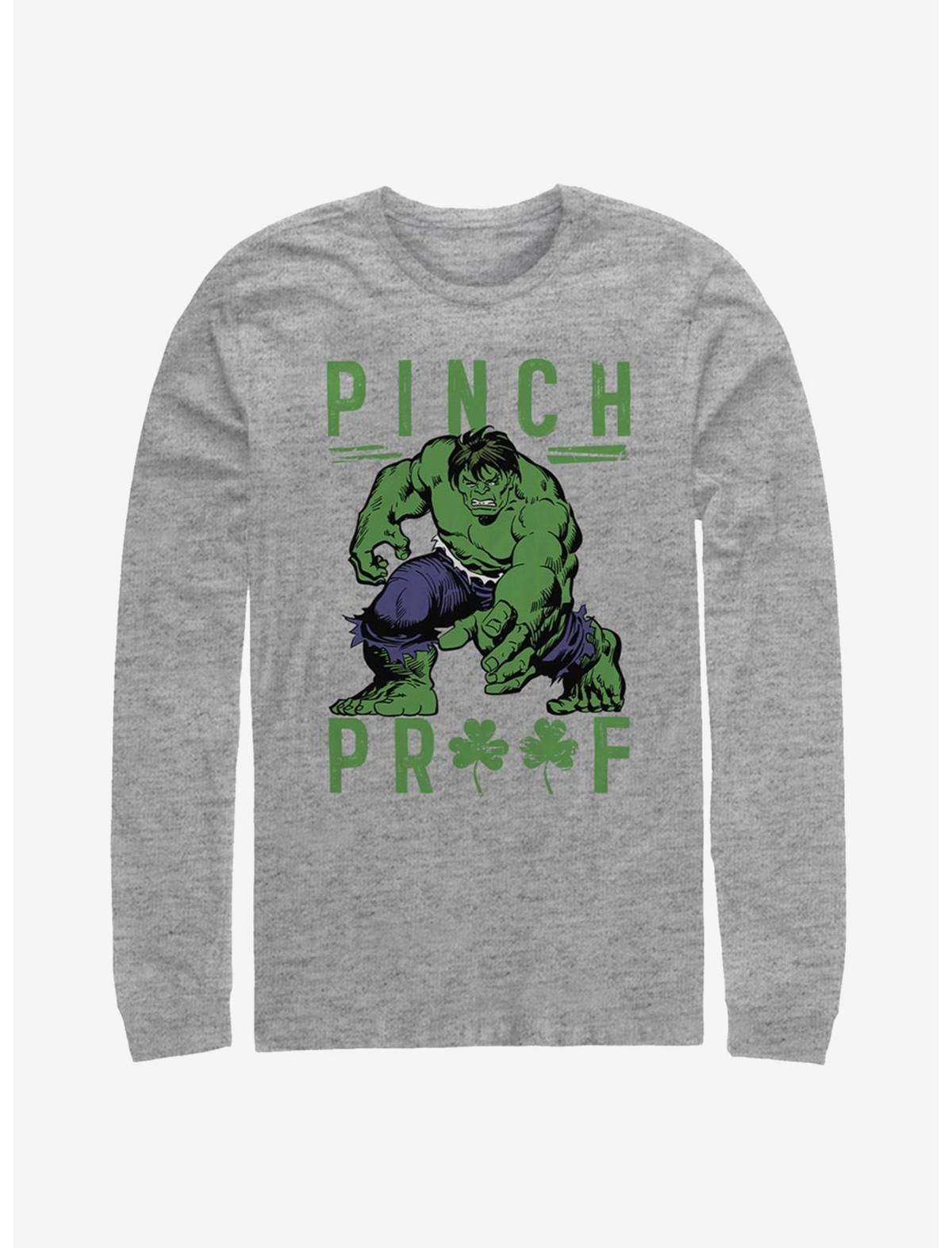 Marvel Hulk Green Pinch Long-Sleeve T-Shirt - US 0360