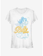Disney Beauty and The Beast Belle Pop Girls T-Shirt - US 9594