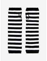 Black & White Stripe Arm Warmers - US 2603