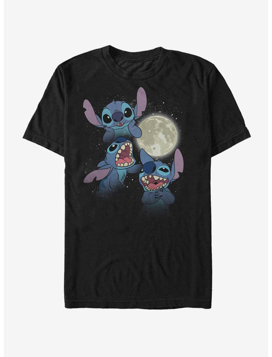 Disney Lilo & Stitch Three Stitch Moon T-Shirt - US 7292