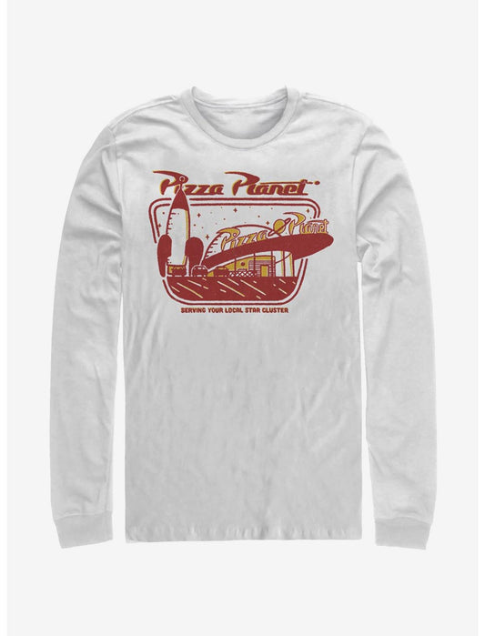 Disney Pixar Toy Story 4 Pizza Planet Slice Long-Sleeve T-Shirt - US 2551