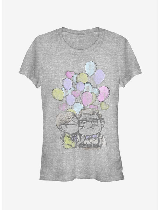 Disney Pixar Up Ellie & Carl Love Up Girls T-Shirt - US 8355
