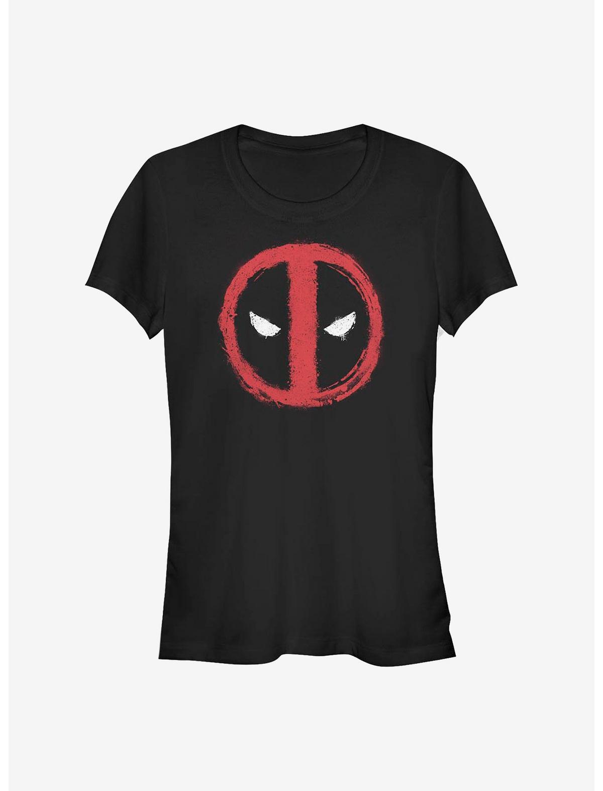 Marvel Deadpool Chalk Deadpool Girls T-Shirt - US 8237