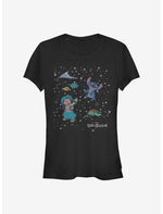 Disney Lilo & Stitch Constellation Lilo Stitch Girls T-Shirt - US 7136