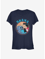Disney Lilo & Stitch Lilo And Stitch Ohana Girls T-Shirt - US 2553
