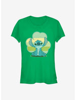 Disney Lilo & Stitch Lucky Stitch Girls T-Shirt - US 7455