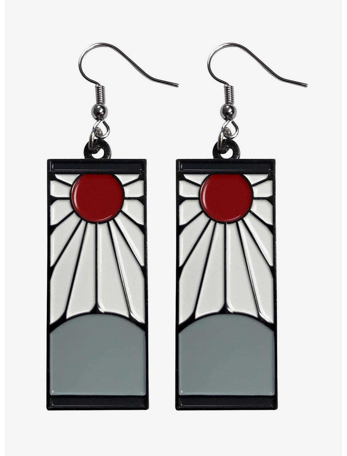 Demon Slayer: Kimetsu No Yaiba Tanjiro Hanafuda Earrings - US 5744