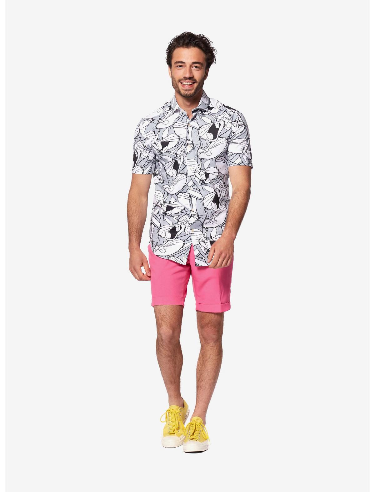 Looney Tunes Bugs Bunny Summer Button-Up Shirt - US 0278