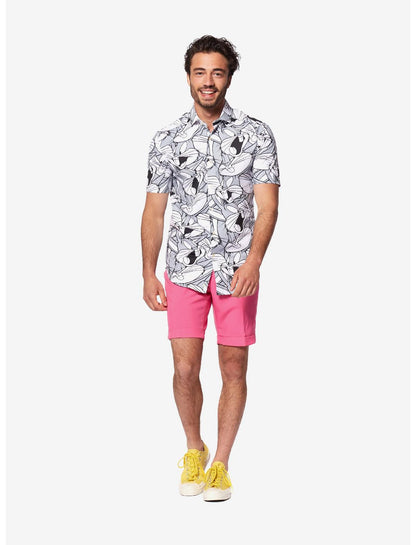 Looney Tunes Bugs Bunny Summer Button-Up Shirt - US 0278