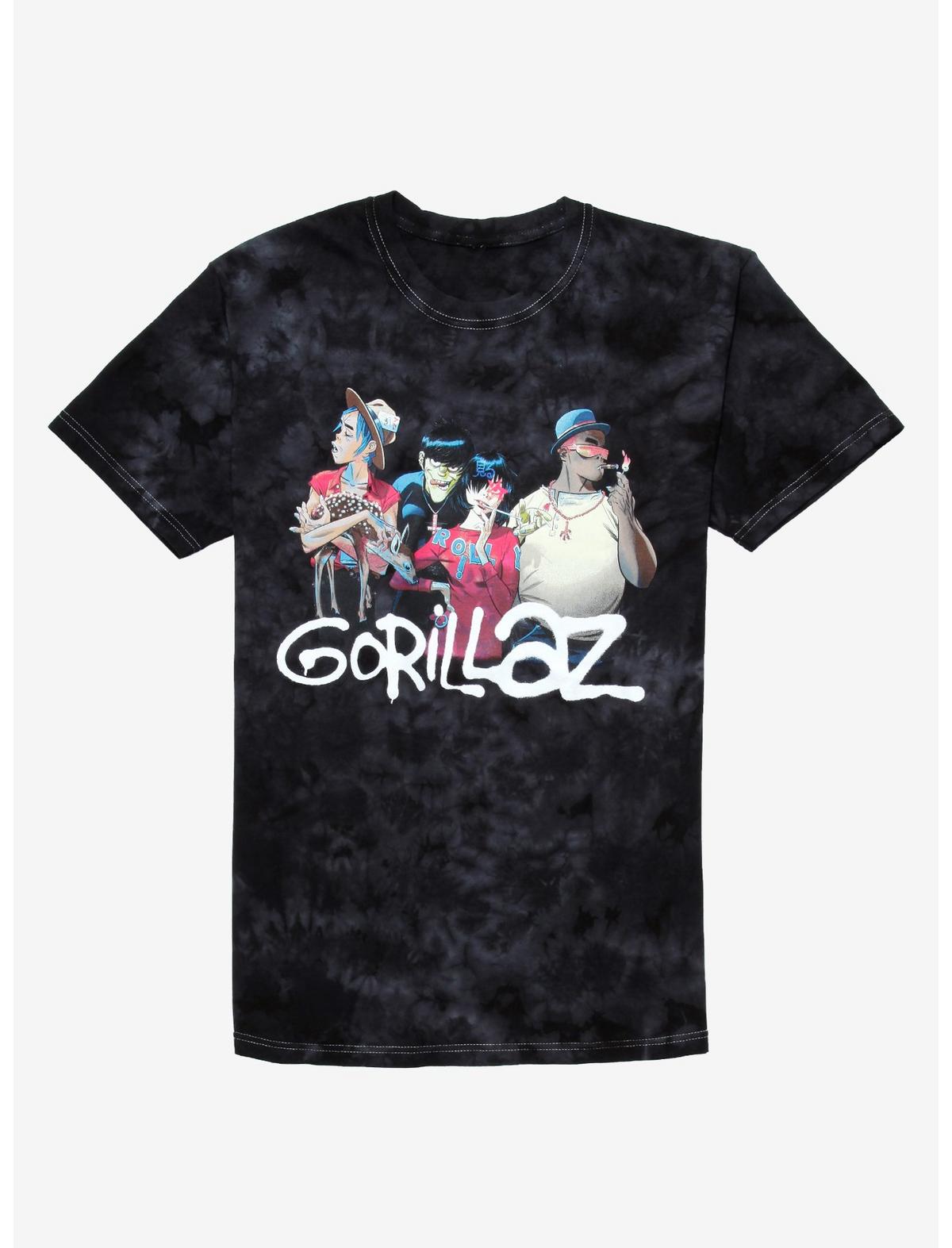 Gorillaz Group Tie-Dye T-Shirt - US 6454