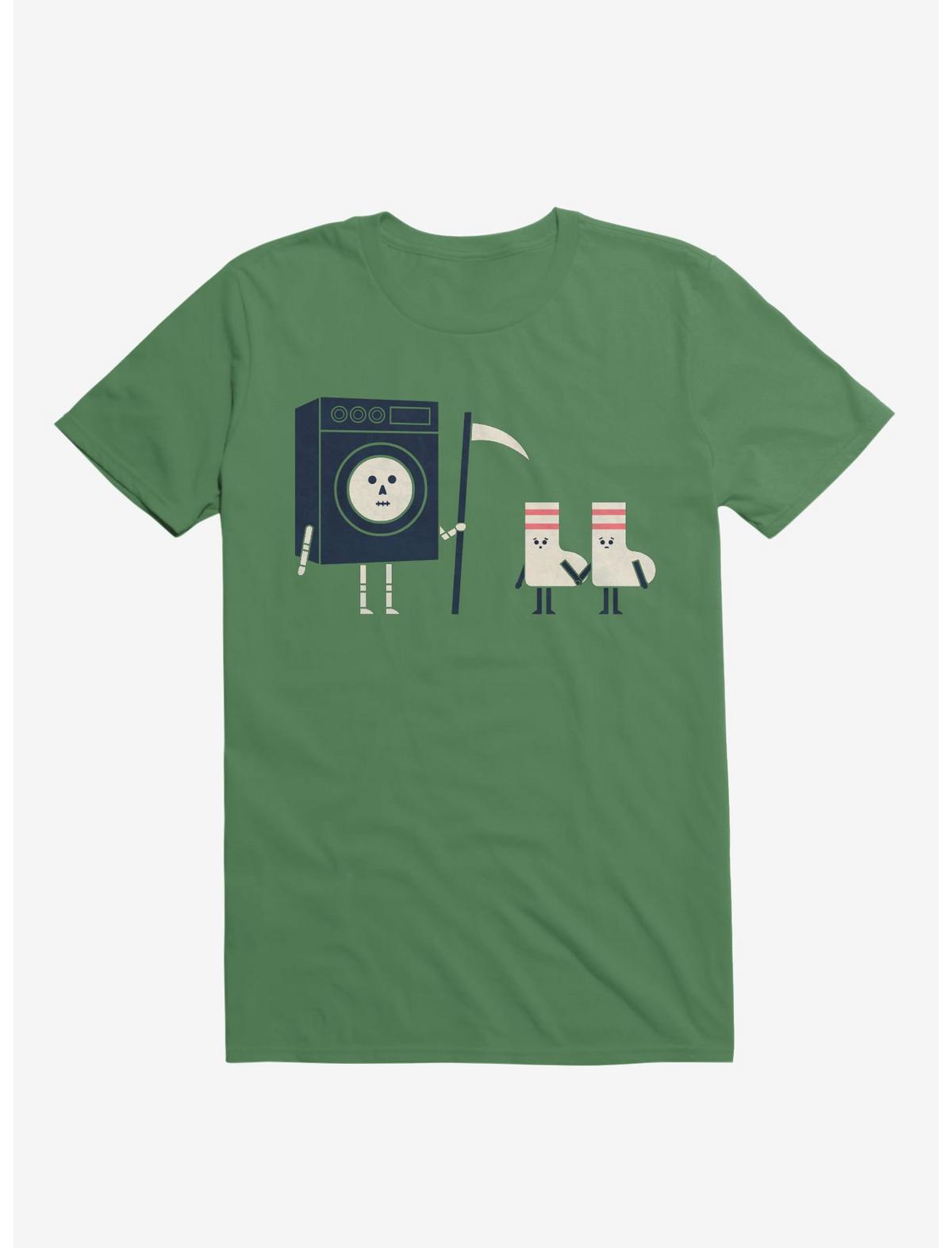 Grim Washer VS. Socks Irish Green T-Shirt - US 9394