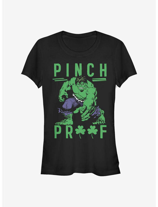 Marvel The Hulk Green Pinch Girls T-Shirt - US 9024