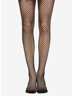 Black Octagon Fishnet Tights - US 8784