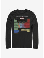 Marvel Periodic Table Of Marvel Long-Sleeve T-Shirt - US 0053